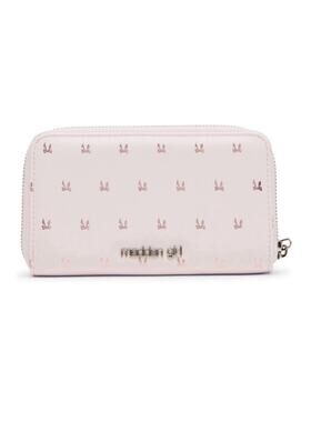 Madden Girl Simone Zipper Wallet in Rose/Pink